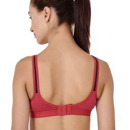 floret Non Padded/Non-Wired & Seamless/Full Coverage Sports Bra (in, Numeric, 34, 34, B, 30, Regular, Red) (in, Numeric, 34, 34, B, 30, Regular, Red) image 2
