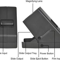 digitnow LED Lighted Illuminated Viewing for 35mm Slide and Positive Film Negatives,3X Magnification,USB Powered,Slide and Film Viewer,4AA Batteries Included… image 4