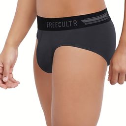 freecultr Men's Underwear Anti Bacterial Micromodal Airsoft Brief - Non Itch No Chaffing Sweat Proof Pack of 3 image 3