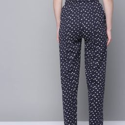 kryptic Women Printed pure cotton elasticated waist band regular fit pyjama image 4