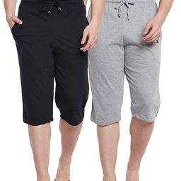 mack jonney Regular Fit Men Capris(Pack of 2)-MACK635746 image 1