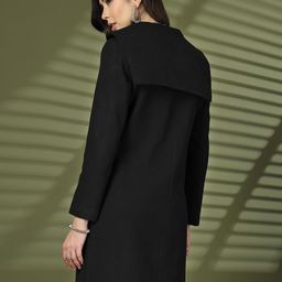 chkokko Women's Wool Blend Regular Coat image 3