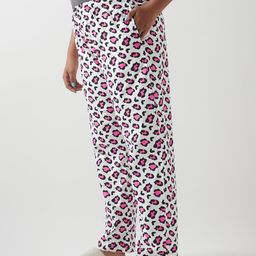 bewakoof Women's All Over Printed Regular Fit Poplin Plus Size Pyjamas image 2