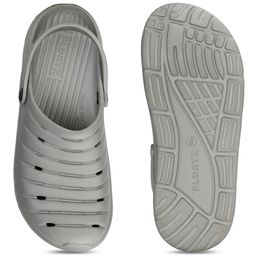 floatz Bata Grey Clog Sandals with Backstrap for Men|Comfortable|Lightweight|Waterproof|Slip Resistant image 4