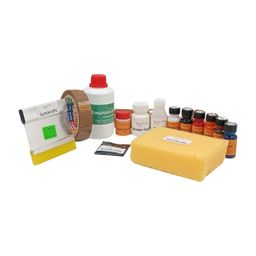sumikrafts Screen Printing kit for Beginners: 6 Assorted Pigment Dyes Screen Printing Wooden Frame 10"x12" pre Stretched mesh no 16 for Graphic Arts,Textile and Apparel (Option 11) image 3