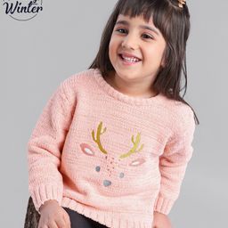 Babyoye Full Sleeves Cotton Pullovers - Cream-image-98