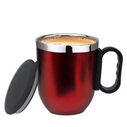 PddFalcon Stainless Steel Double wall Costa Mug, 250ml Red-image-47