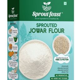 Sprout Feast Sprouted Jowar Flour 800 g|100% Homemade & Naturally Dried |Gluten Free-picture-19