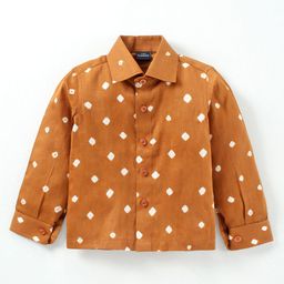 JAV CREATIONS Boys Classic Polka Dot Printed Casual Shirt-image-51