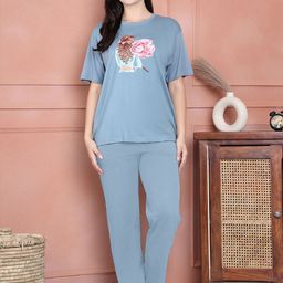 Kanvin Women Printed Night suit-image-40