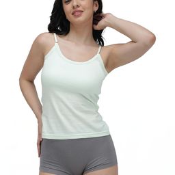 Amul Comfy Women's Cotton LightColor Plain/Solid Slips with Adjustable Straps - Pack of 4-image-30