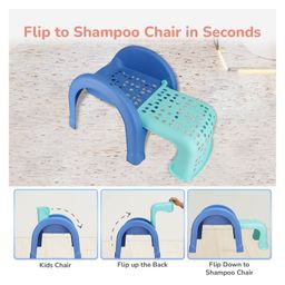 R for Rabbit 3 in 1 Multi-Functional Jelly Bean Chair -Green & Blue image 3