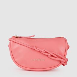 Caprese Pink Solid Sling Bag-46