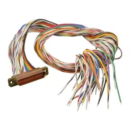 ITT CANNON Micro D Cable Assemblies CABLE ASSEMBLY, 21P, RCPT-FREE END, 36", MDM-21SH006B-A174-F222-picture-42