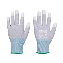 Portwest Fingertip Hand Gloves Steel Fibre, Carbon Fibre Grey & White Size XXL, A698G6RXXL (Pack of 12 Pair)-image-72