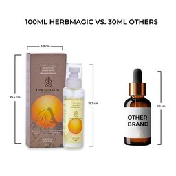 HERBMAGIC Advanced Hair Growth Serum With Honey & Linseed For Frizz Control- 100 ml image 5