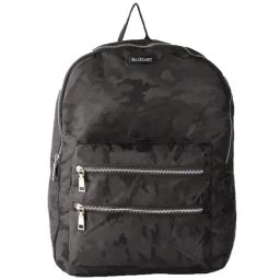 Bad Habit Black Polyester Large Backpack-image-32