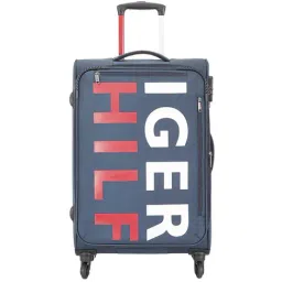 Tommy Hilfiger Miller Navy 4 Wheel Small Soft Cabin Trolley - 36 cm-image-17