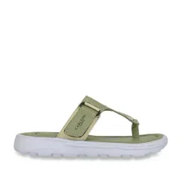 Carlton London Women's Olive Green T-Strap Sandals-image-33