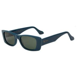 Ted Smith Green Rectangular Polarized Unisex Sunglasses-5