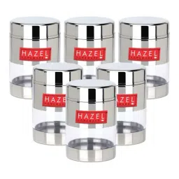 HAZEL Silver Stainless Steel Mukhwas Container (0.17 L) - Set of 6-image-27