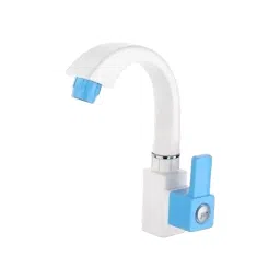 GENERIC Sink Tap Plastic Chrome Finish White & Blue, FG2775-image-20
