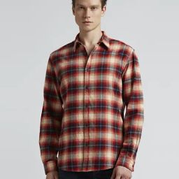 Pepe Jeans Red Cotton Regular Fit Checks Shirt-image-79