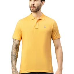 Royal Enfield Yellow Regular Fit Polo T-Shirt-image-75