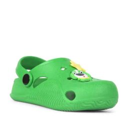 Bubblegummers by Bata Kids Green Back Strap Clogs-image-76