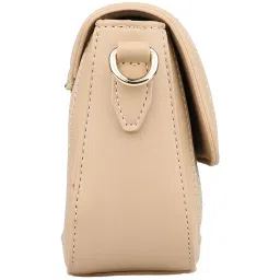 Inc.5 Beige TexturedSling Handbag image 4