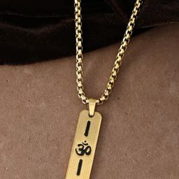 VOJ Gold Adjustable Pendant with Chains-image-82