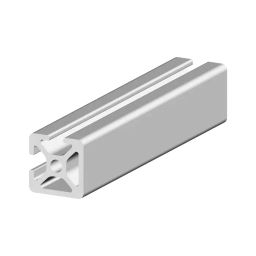 RS PRO Silver Aluminium Profile Strut 20 x 20 mm 5 mm Groove 1000 mm Length, 1873274-26
