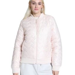Puma Pink Nylon Regular FitBomber Jacket-picture-40