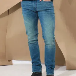Rare Rabbit Blue Slim Fit Fit Solid Jeans-image-81
