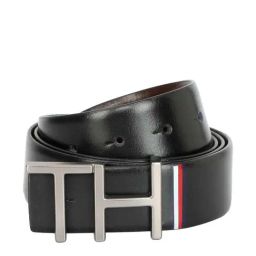 Tommy Hilfiger Navy & Brown Leather Reversible Belt for Men-11