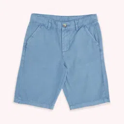 Pantaloons Junior Blue Cotton Regular Fit Shorts-picture-14