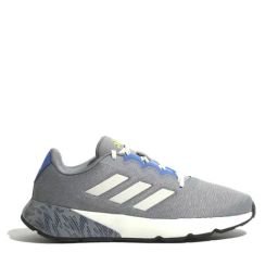 adidas Men's DashSmrt M Grey, White & Blue Running Shoes-image-3