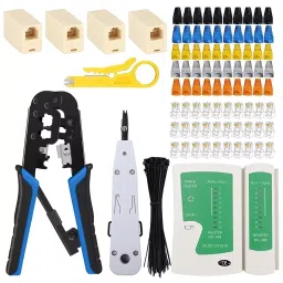 FEDUS RJ45 7 in 1 Crimping Tool Kit Combo 4 Ergonomic, Textured (Pack of 50 Pcs)-27
