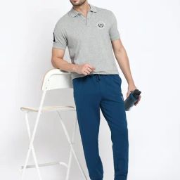 Van Heusen Athleisure Regular Fit Smart Tech Easy Stain Release Joggers - Deep Ocean image 5