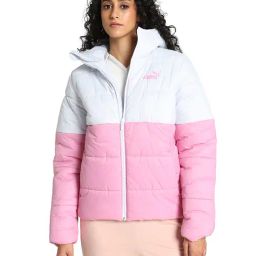 Puma Pink Polyster Regular Fit Jacket-0