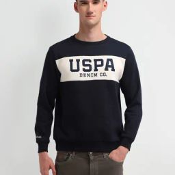 U.S. Polo Assn. Denim Co. Navy Regular Fit Printed Sweatshirt-picture-41
