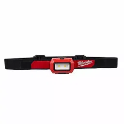 Milwaukee Headlamp 350 Lumens Red LED Battery AAA, 419J84-47