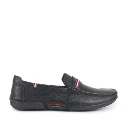 Fausto Men's Black Casual Loafers-image-97