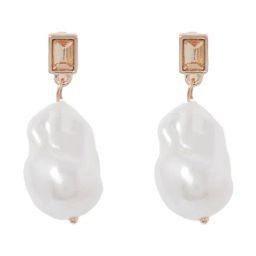 Forever New Parker Organic Pearl & Stone Earrings-image-78