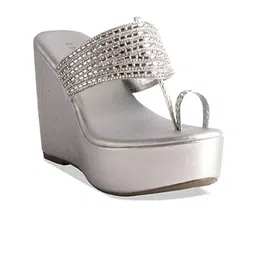 ERIDANI Embellished Ethnic Wedge with-38
