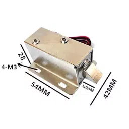TECHDELIVERS 12 V Electronics Lock Assembly Solenoid Low Power Consumption image 2