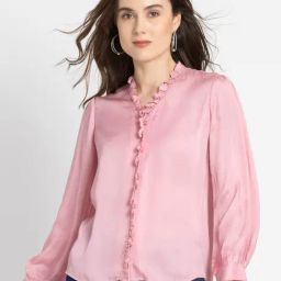 SHAYE Pink Regular Fit Shirt-image-95