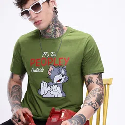 Kook N Keech Tom & Jerry Printed Pure Cotton T-shirt-image-99