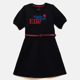ELLE Girls Black Dress-picture-44