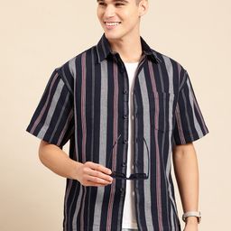 Mast & Harbour Striped Shirt-image-97